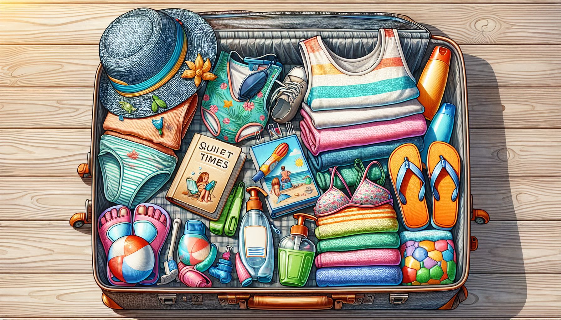 Przygotowanie i pakowanie – co powinno znaleźć się w dziecięcej walizce na kolonie nad morzem